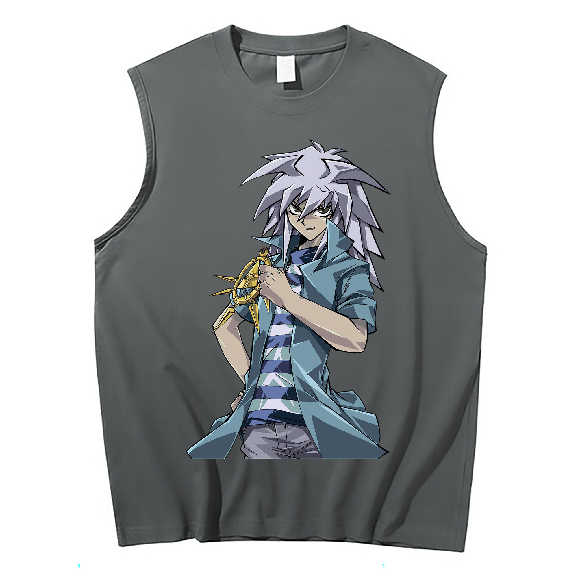 （画像用） 遊☆戯☆王 Yu-Gi-Oh! コットン100％タンクトップ（フロントプリント）